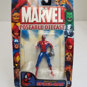 Toy Biz MarvelUniverse Poseable Die-Cast Spiderman